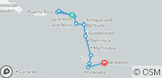  Caribbean Island Hopping: Sint Maarten to Barbados - 11 destinations 