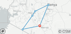 7 jours de safari de luxe Taylor-Made au Kenya - 6 destinations 