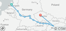  Joyaux européens avec Prague Amsterdam → Prague (2027) - 16 destinations 