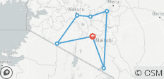  Big Game Safari 8D/7N (Masai Mara, Lake Nakuru, Aberdare &amp; Amboseli) - 7 destinations 
