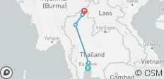  Voyage magique de 8 jours en Thaïlande : Bangkok, Kanchanaburi, Ayutthaya, Chiang Mai et Chiang Rai - 5 destinations 