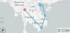  Essenz Südostasiens - 16 Tage durch Vietnam, Kambodscha &amp; Thailand - 11 Destinationen 
