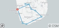  Sri Lanka Private Tour Package, 8 Days Sightseeing - 10 destinations 