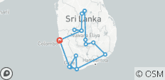  Sri Lanka Private 21 days tour include sightseeing, Wild life, Cultural, Boat tour - 16 destinations 