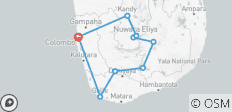  10 Nights 11 Days Sri Lanka Private Sightseeing Tour Package - 9 destinations 