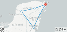  Roadtrip Yucatan: Tempel, Tropen und Cenoten - 6 Destinationen 