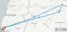  Lissabon nach Caceres, Madrid &amp; Toledo - 5 Tage - 6 Destinationen 