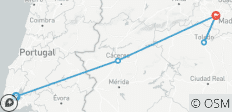  Lissabon naar Madrid Express - 5 dagen - 5 bestemmingen 