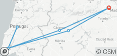  Madrid nach Lissabon Express - 4 Tage - 7 Destinationen 