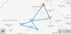  Pushkar Camel Fair &amp; Ranthambore Safari with Golden Triangle – 12 Days / 11 Nights - 7 destinations 