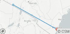  5 Days Maasai Mara Flying Safari from Mombasa, Diani - 5 destinations 