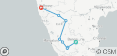  La route du patrimoine du Karnataka : De Bangalore à Goa - Palais, temples et collines - 8 destinations 
