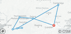  Oxford, Cotswolds, Bath, Avebury et Cambridge - 6 jours (petit groupe) - 8 destinations 
