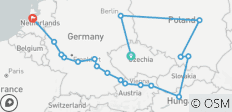  Eastern Europe with European Gems Prague → Amsterdam (2027) - 18 destinations 