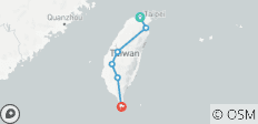  10 Days Taiwan Island Discovery(private guide and driver）Family Tour Customizable - 6 destinations 