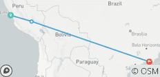  Pics sacrés et rues de samba : Du Pérou au Brésil en 10 jours - 3 destinations 