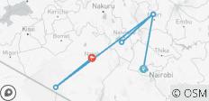  Kenya: Maasai Mara, Nairobi, Aberdare - 6 Days - 6 destinations 