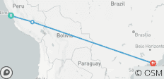  Een 10-daagse luxe reis door Peru en Brazilië - 3 bestemmingen 