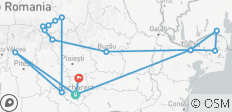  Customized Active 7 Days Romania Private Tour with Danube Delta, Daily Start - 16 destinations 