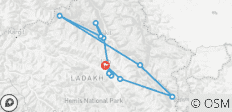  Ladakh Intermediate Cycling Expedition - 11 destinations 