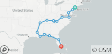  Explorateur de la côte Est - 17 destinations 