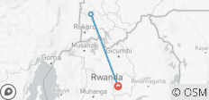  2 Day Gorilla Trekking Bwindi Impenetrable Forest NP Via Kigali Rwanda - 3 destinations 