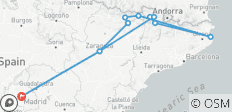  Ultimate Pyrenees Experience Self-Drive Off-Road – 8 Days - 11 destinations 