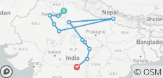  Circuit des racines culturelles de l\'Inde - 12 destinations 
