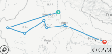  Classical North Indian Tour - 7 destinations 
