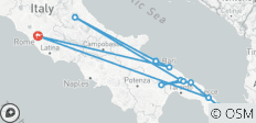  Italy: Rome, Bari, Trani, Castel del Monte, Alberobello, Matera, Locorotondo, Ostuni, Otranto, Lecce - 9 days - 11 destinations 