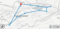  Kirgisistan : Höhepunkte - 14 Destinationen 