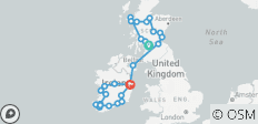  Scottish &amp; Irish Gold - 16 Days/15 Nights (27 destinations) - 27 destinations 