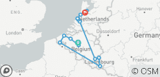  Caminos rurales de Bélgica, Luxemburgo y los Países Bajos (Clásico) (from Bruselas to Amsterdam) - 14 destinos 