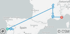  Ontdek de rivieren van Frankrijk &amp; Portugal &amp; Nice 2026|2027 - 18 Dagen (17 bestemmingen) - 17 bestemmingen 