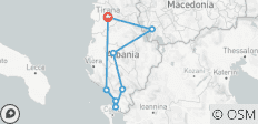  Ohrid, Berat, Gjirokastra y la Riviera en 3 días desde Tirana - 8 destinos 