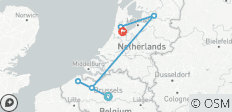  5 Dagen Brussel en Amsterdam: Ontdek het hart van Europa - 6 bestemmingen 
