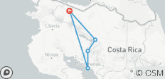  Le triple charme du Costa Rica - avec un véhicule de location - 5 destinations 