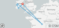  Irish Gold - 9 jours/8 nuits (7 destinations) - 7 destinations 