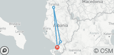  Tirana, Gjirokastra y Riviera en 2 días desde Saranda o Corfú - 4 destinos 