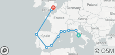  Découvertes méditerranéennes Rome (Civitavecchia) à Londres (Tilbury) - 11 destinations 