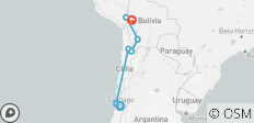  Weinberge, Wüste &amp; Salz, Chile &amp; Bolivien 11 Tage Tour - 8 Destinationen 