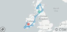  Goût de l\'Écosse et de l\'Irlande - 10 jours/9 nuits (18 destinations) - 18 destinations 