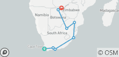  South Africa &amp; Victoria Falls - 9 destinations 