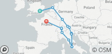  Höhepunkte Europas (Kleine Gruppen, alle Jahreszeiten, von London, bis Paris, 14 Tage - 15 Destinationen 