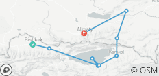  Kirgizië &amp; Kazachstan: Kleurrijke Canyons &amp; Nomadisch Leven - 9 bestemmingen 