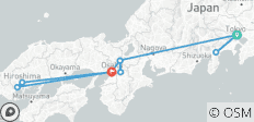  8-Day Japan Mini Group Tour with Max 6 People, 3/4 Stars Hotels - 10 destinations 