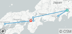  8 jours de voyage au Japon en mini-groupe avec max. 6 personnes, hôtels 3/4 étoiles - 8 destinations 