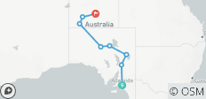  Red Centre and Flinders Ranges Exploration - 8 destinations 