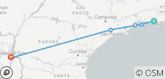  Rio to Iguazu Falls + Ilha Grande and Paraty (15 days) - 6 destinations 