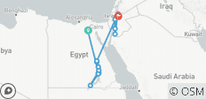  Höhepunkte aus Ägypten &amp; Jordanien - 15 Destinationen 
